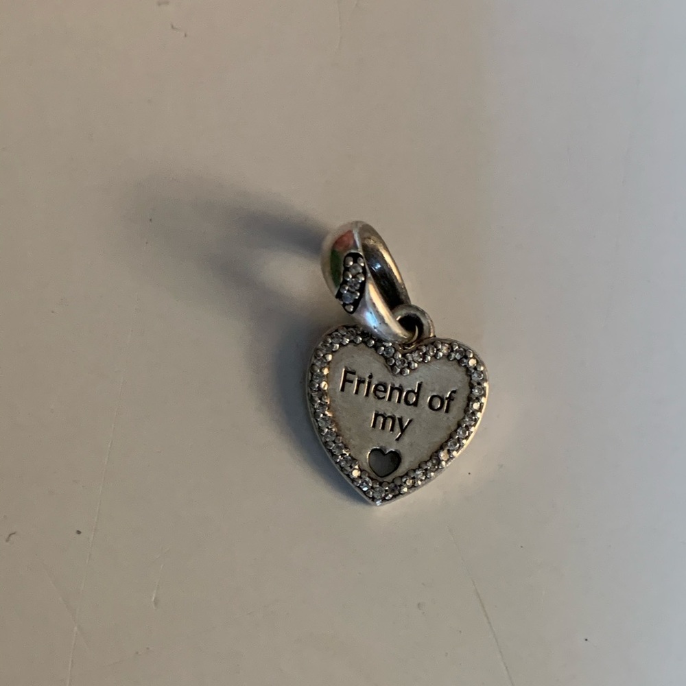 Heart shaped Pandora bead